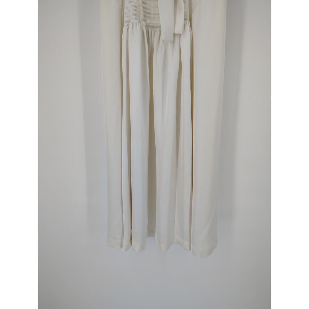 ROTATE Noon Puff Sleeve Open Back Midi Dress Satin Bridal NWT 2 - Picture 15 of 16